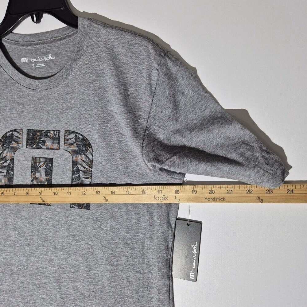 Travis Mathew Men's T-Shirt Size S Short Sleeve Gray (48) - Picture 6 of 7